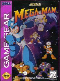 Mega Man Sega Game Gear  box art